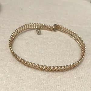 LOFT GOLD TATTOO CHOKER NECKLACE